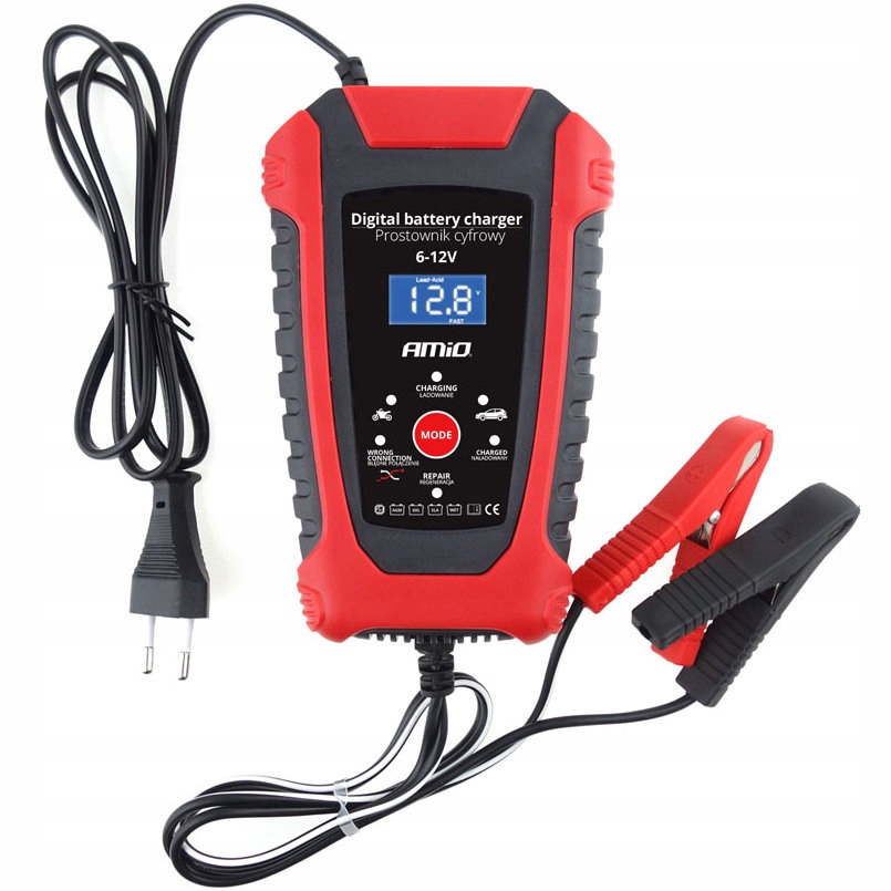 

Prostownik Cyfrowy 6/12V 2/6A Ładowarka Agm gel