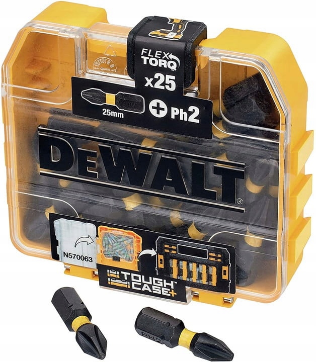 

Dewalt Bity udarowe PH2 25szt DT70555T końcówki