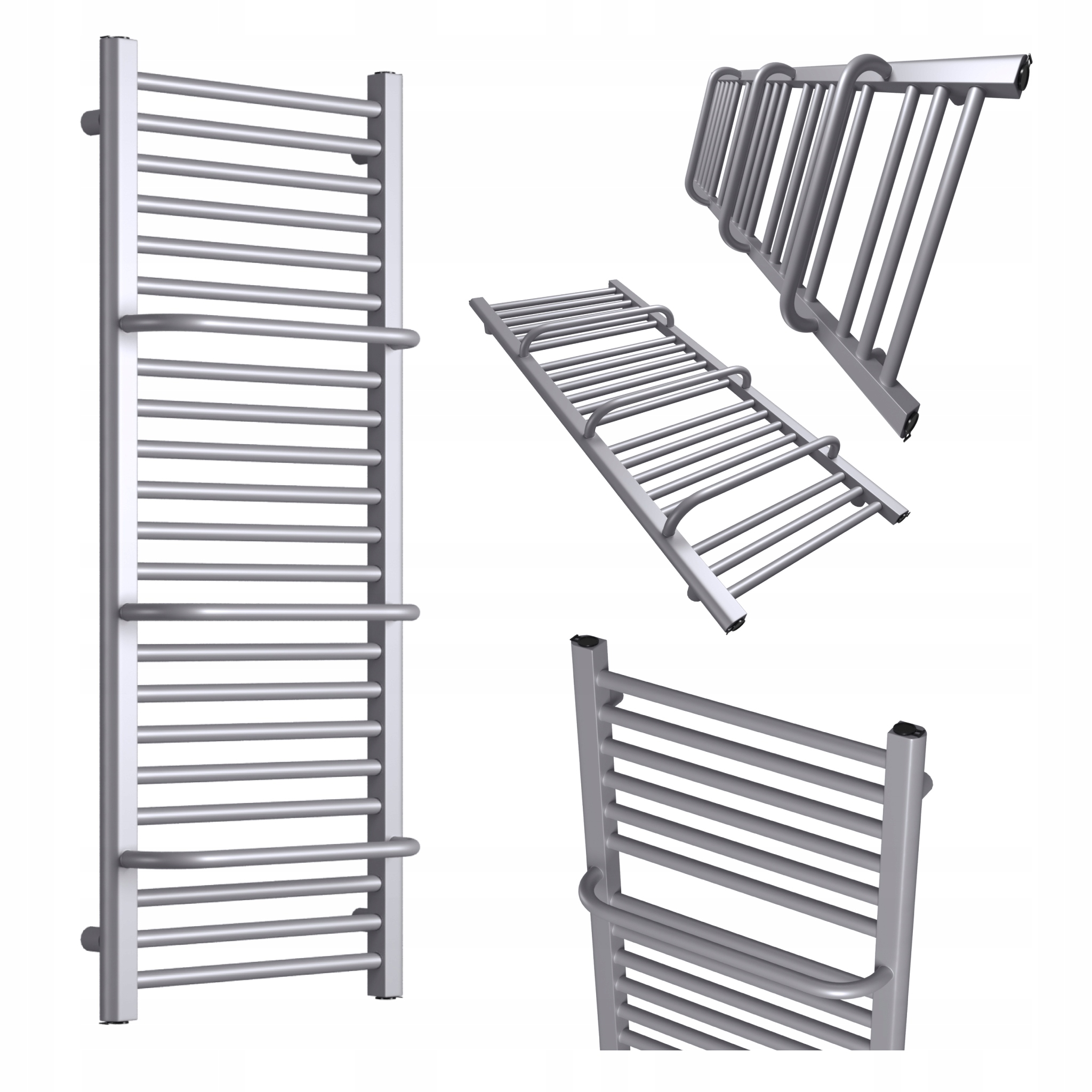 Koupelnový Radiátor Power 480x550 4 Únor Silver