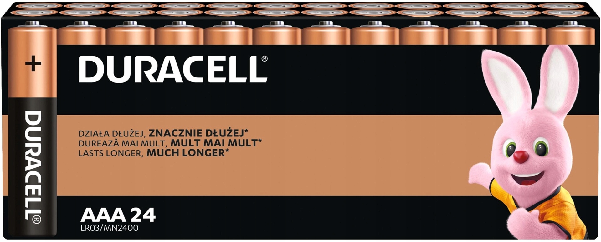 

Baterie Alkaliczne Paluszki Duracell LR03 Aaa x24