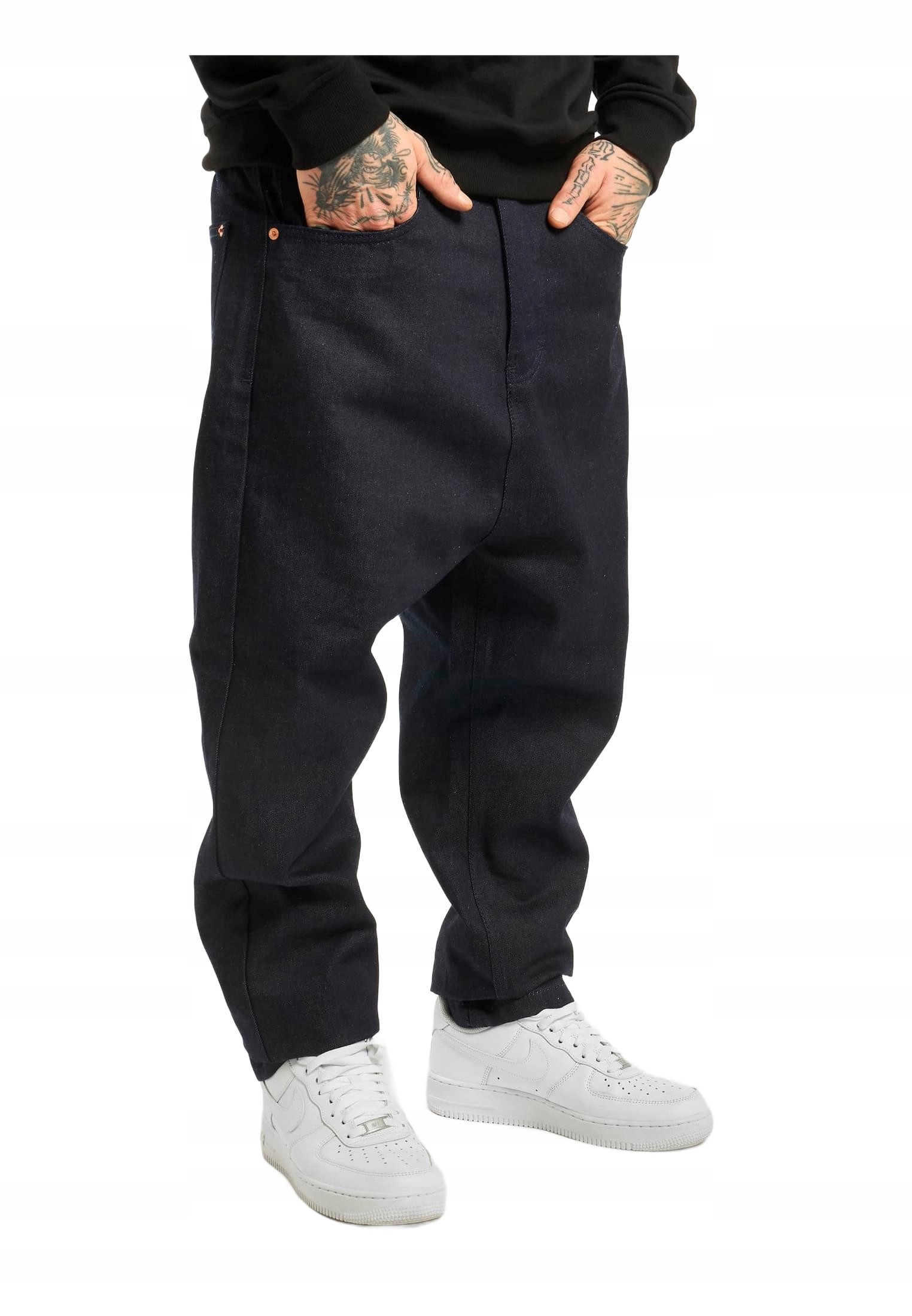 Džínové kalhoty Rocawear Hammer Fit Jeans tmavě modré baggy 32/34