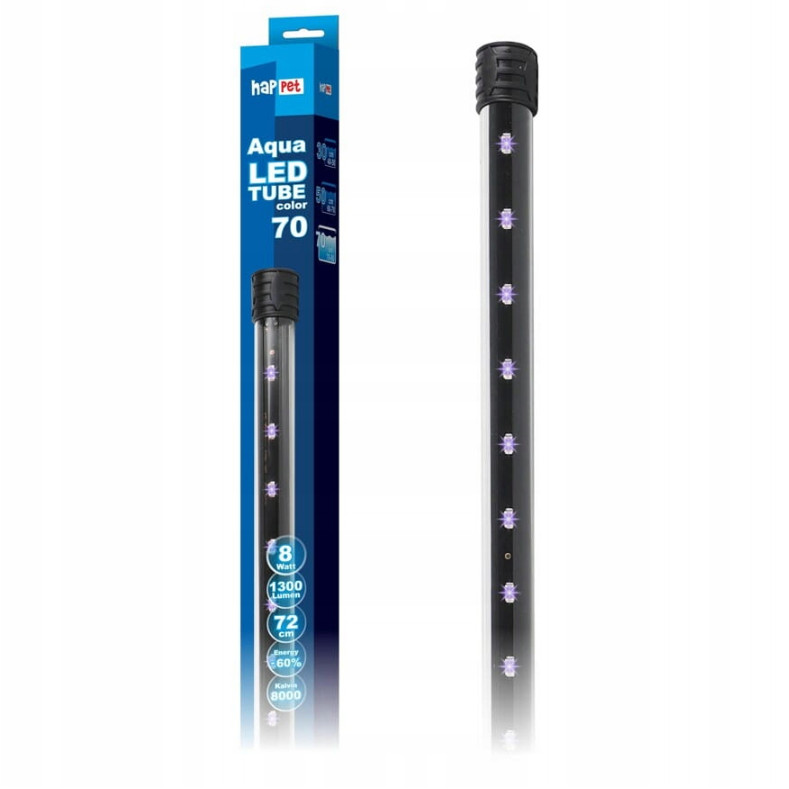 

Lampa Świetlówka Do Akwarium AquaLED Color 72cm 8W