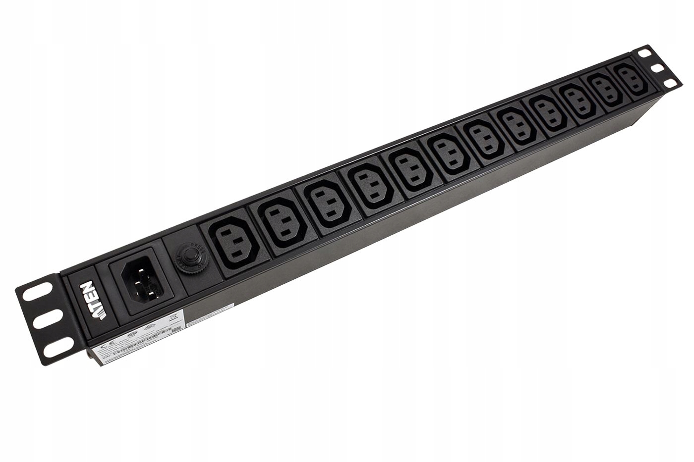 Aten 19" napáj.panel 1U,12x zásuvka IEC230 C13,vstup C14,+kabel 3m(PE0112G)