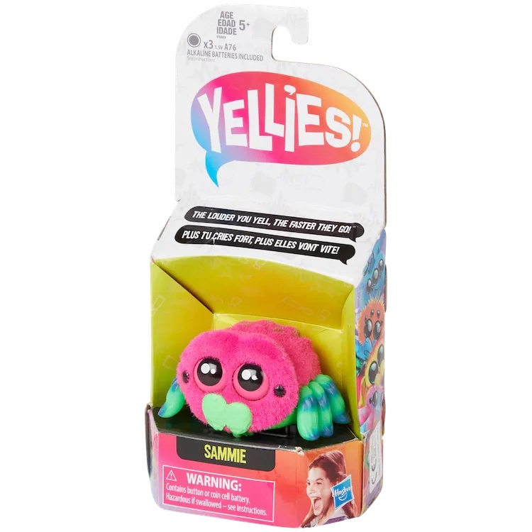 

Yellies! Interaktywny pająk. Sammie Hasbro