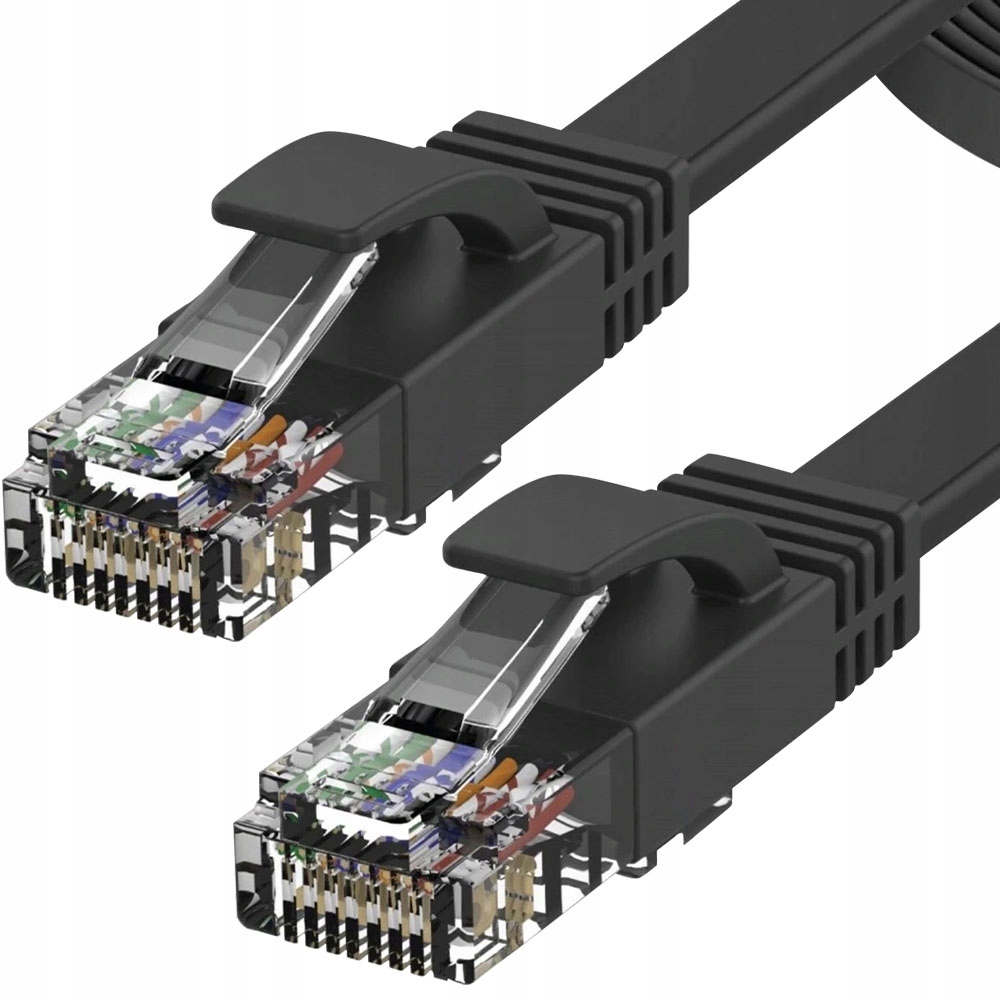KABEL SIECIOWY LAN ETHERNET INTERNETOWY SKRĘTKA RJ45 UTP CAT6 CAT 6 1M