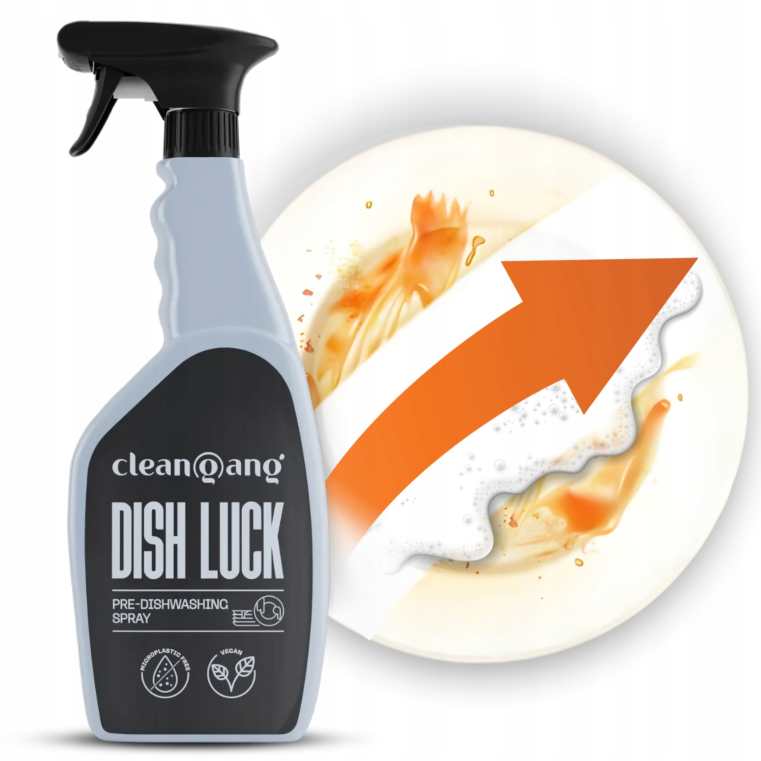 Levně 3X CleanGang Aktivní sprej na předčištění nádobí 750 ml