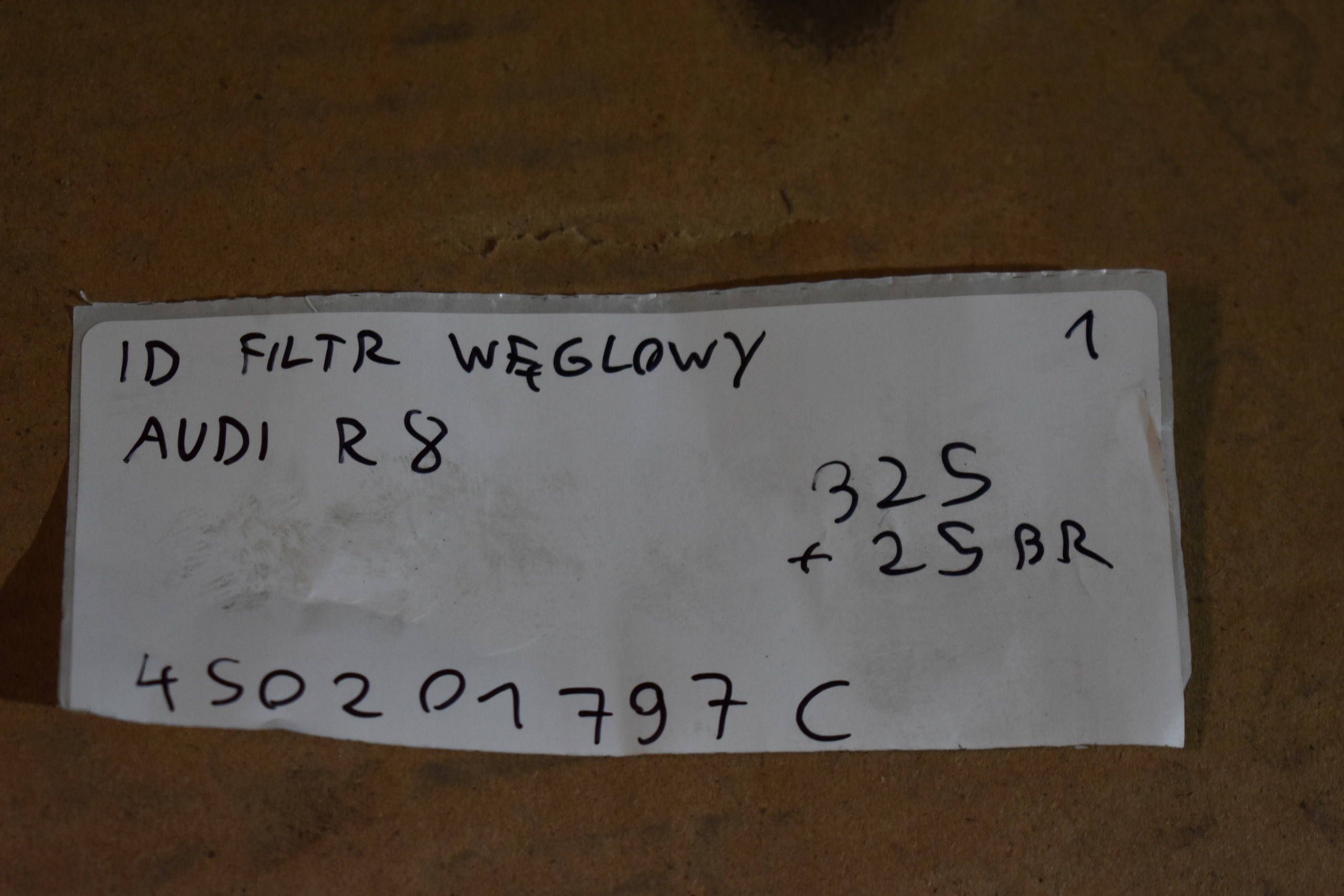 IDEALNY Kohlenstofffilter AUDI R8 1