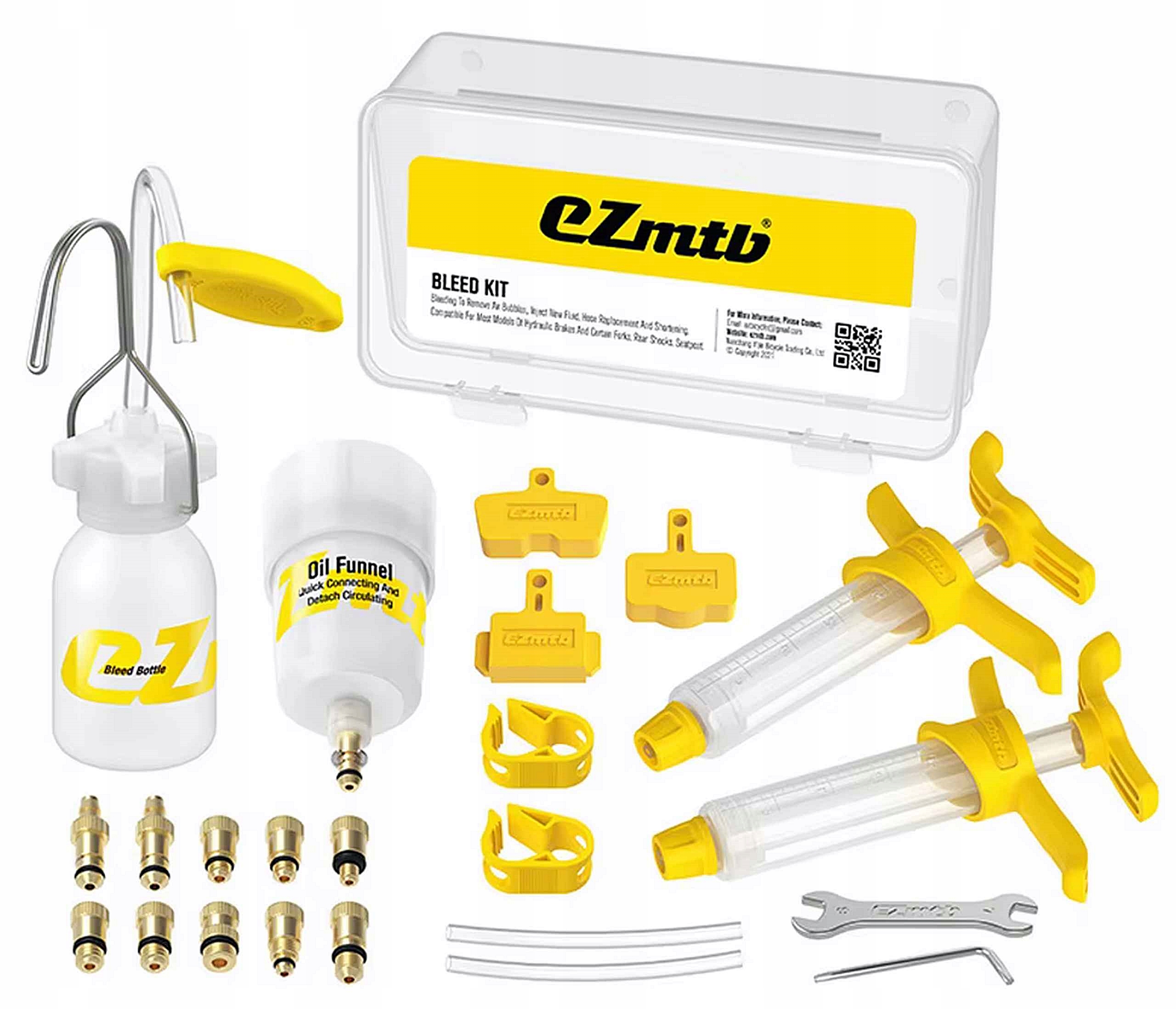 Ezmtb Bleed Std Metallic Univerzální sada pro odvzdušňování brzd