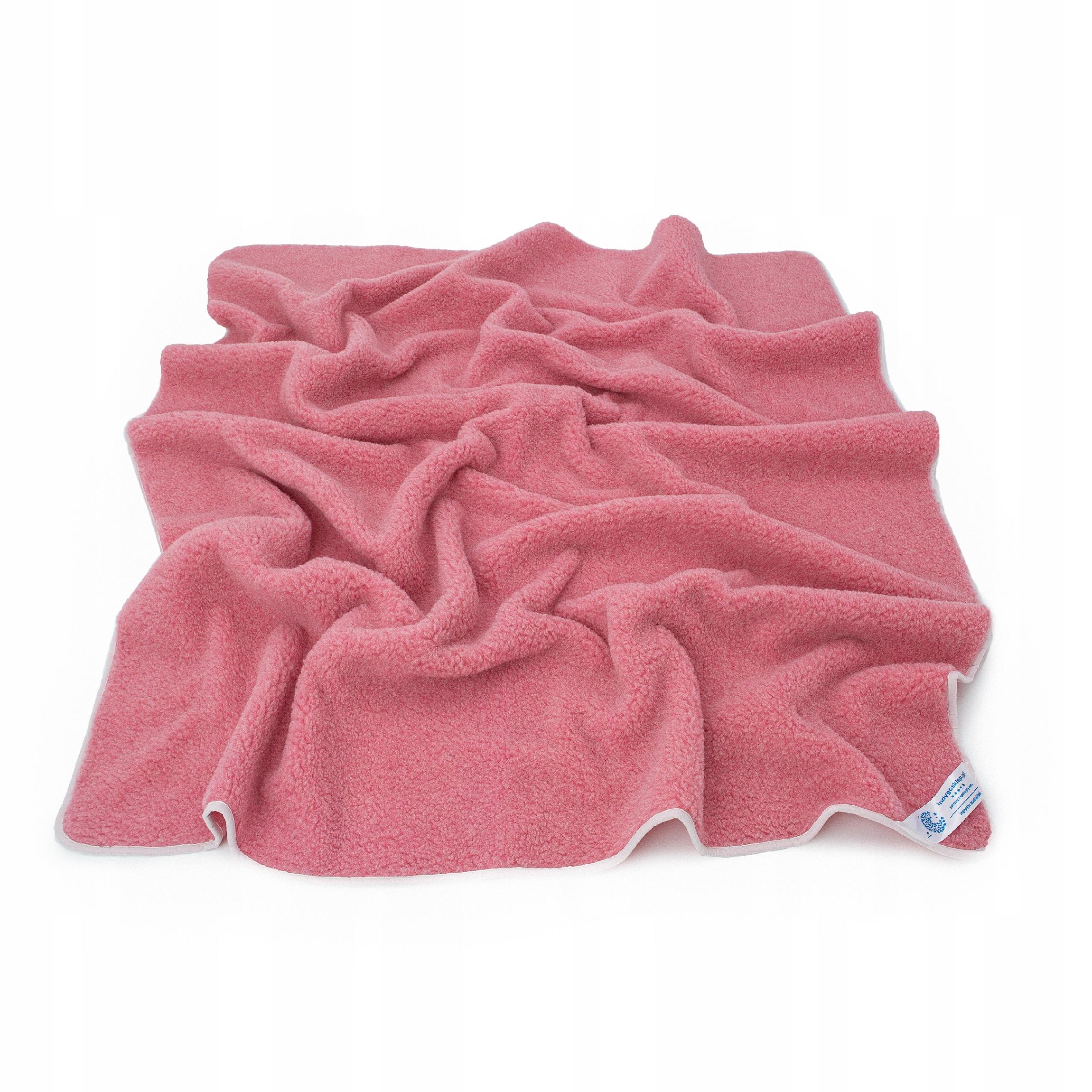 Vlněná Deka 200x220 Merino Vlna Tumbler Růžová