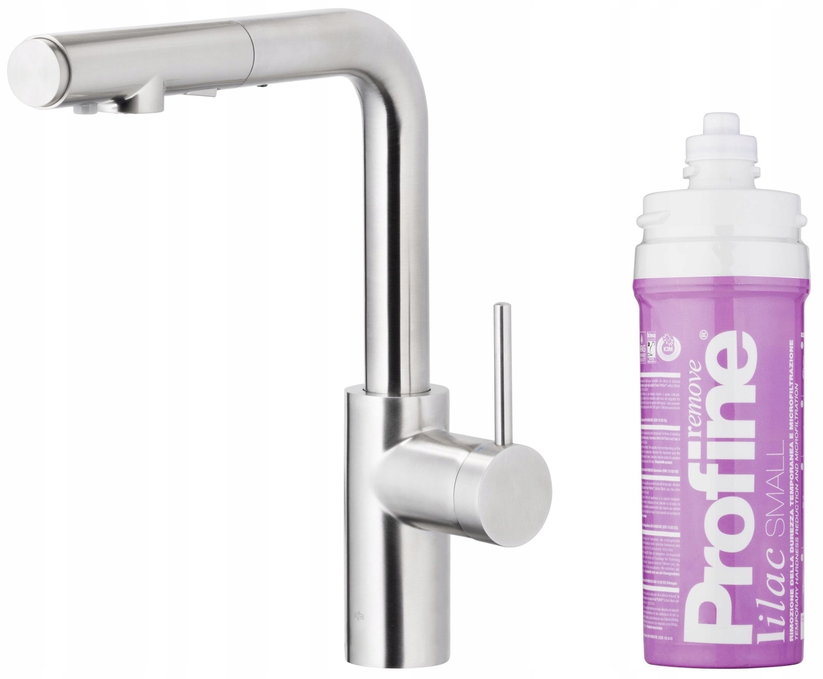 Kfa Kuchynská Batéria Duero Pure Basic, Inox Filter Profine Lilac, Malá