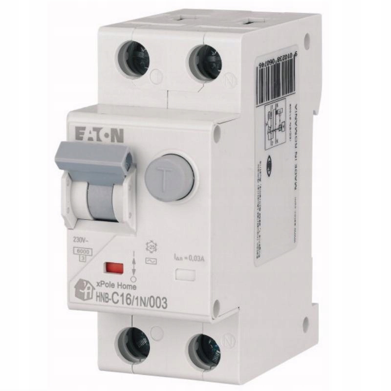 Prúdový chránič s nadprúdovou časťou Hnb 16A C 30mA Ac 2pol