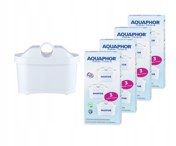 Wkład filtrujący Aquaphor Maxfor B25, zestaw 12 szt.
