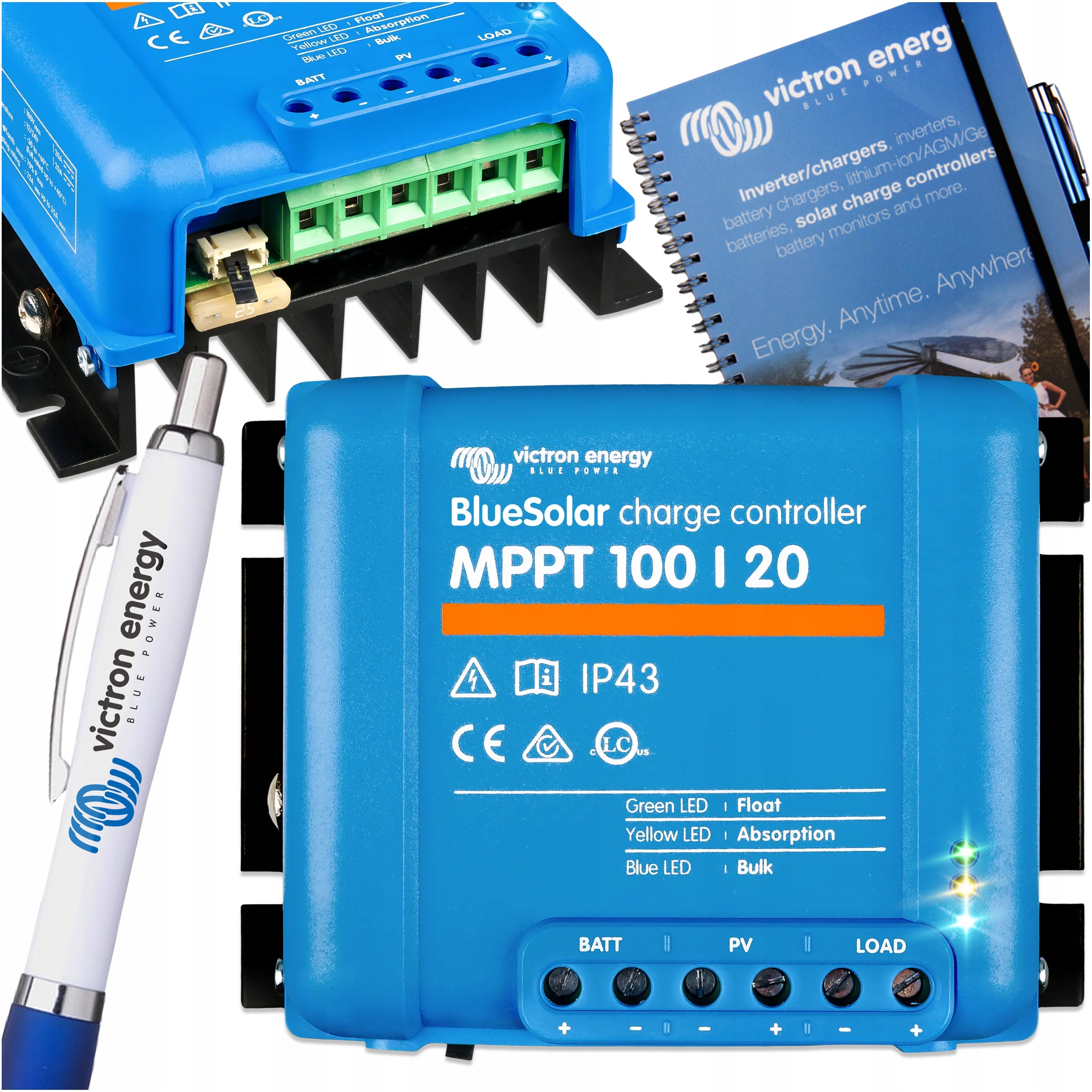 Solarny Regulator Ładowania BlueSolar Mppt 100/20 Victron Ładowarka 20A