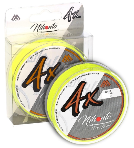 Mikado Plecionka Fine Braid 150M 0,14MM Fluo Żółta