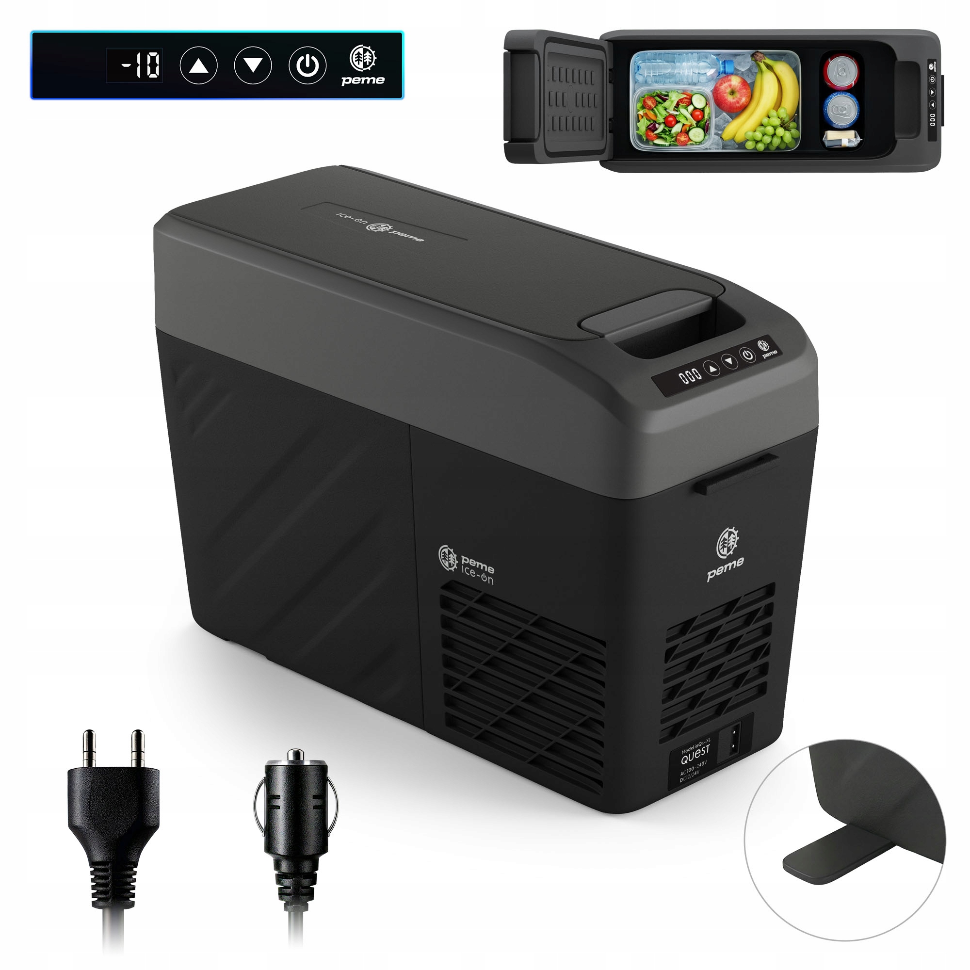 Lodówka Kompresorowa Turystyczna Zamrażarka Samochodowa Quest 14 Peme