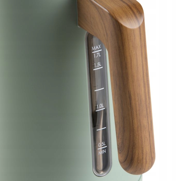 Rychlovarná konvice nerez, zelená Wood You Domo DO9282WK, Objem: 1,7