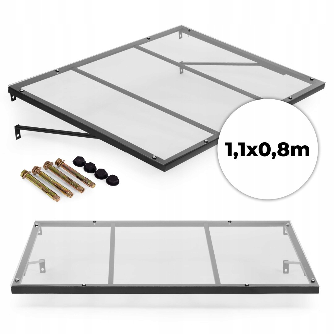 Stříška nad vchodové dveře 113 x 80 cm, zastřešení, Uv ochrana MultiGarden