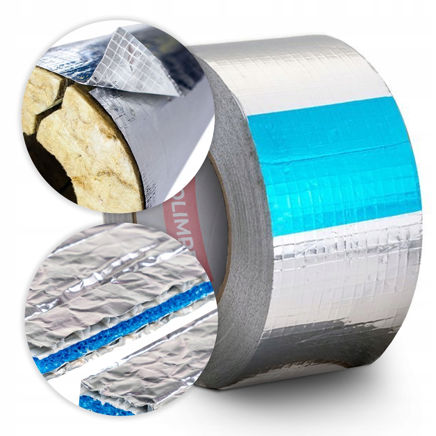 TAŚMA ALUMINIOWA ZBROJONA 50mm/50mb