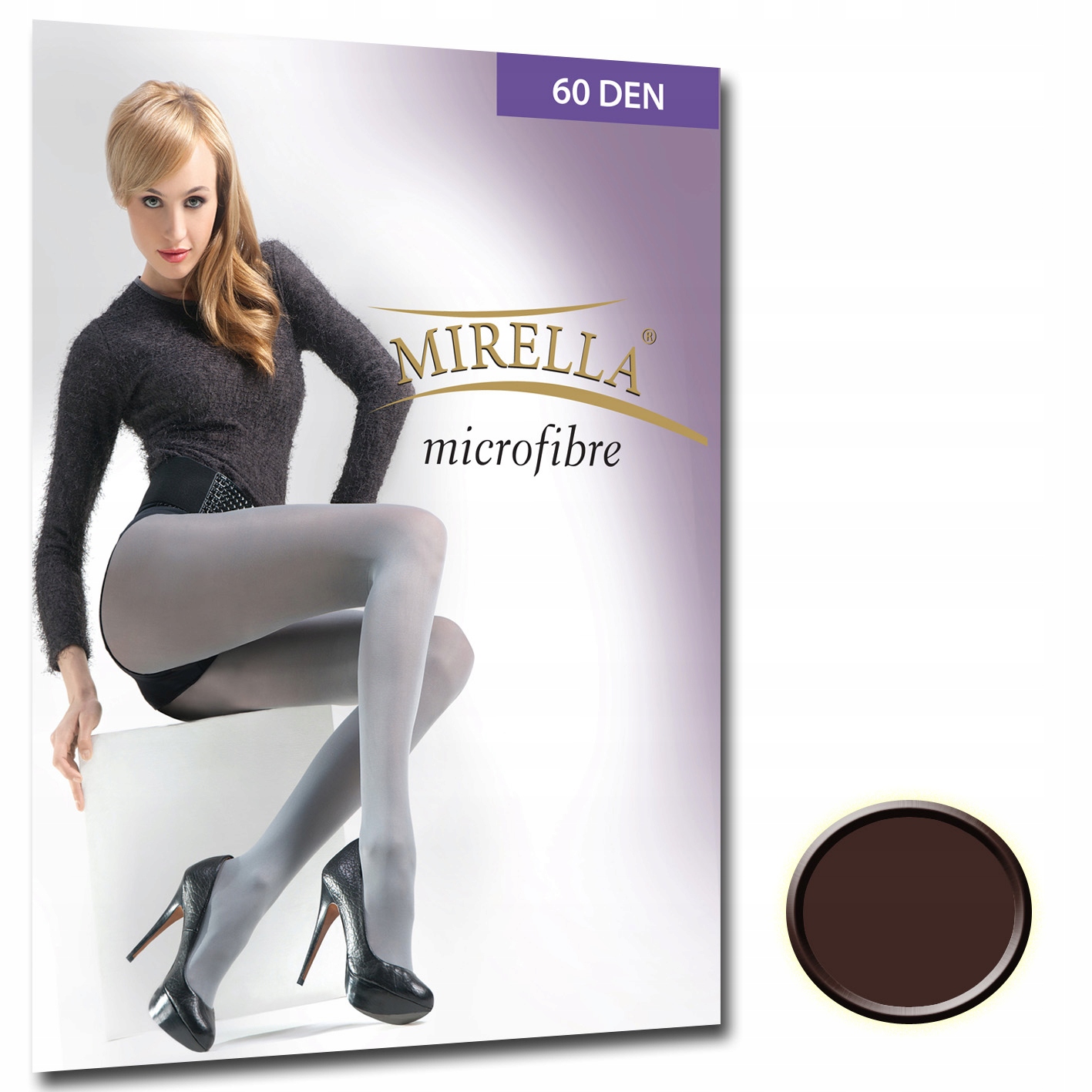 

Mirella Rajstopy microfibra 60 den 2/M Mocca