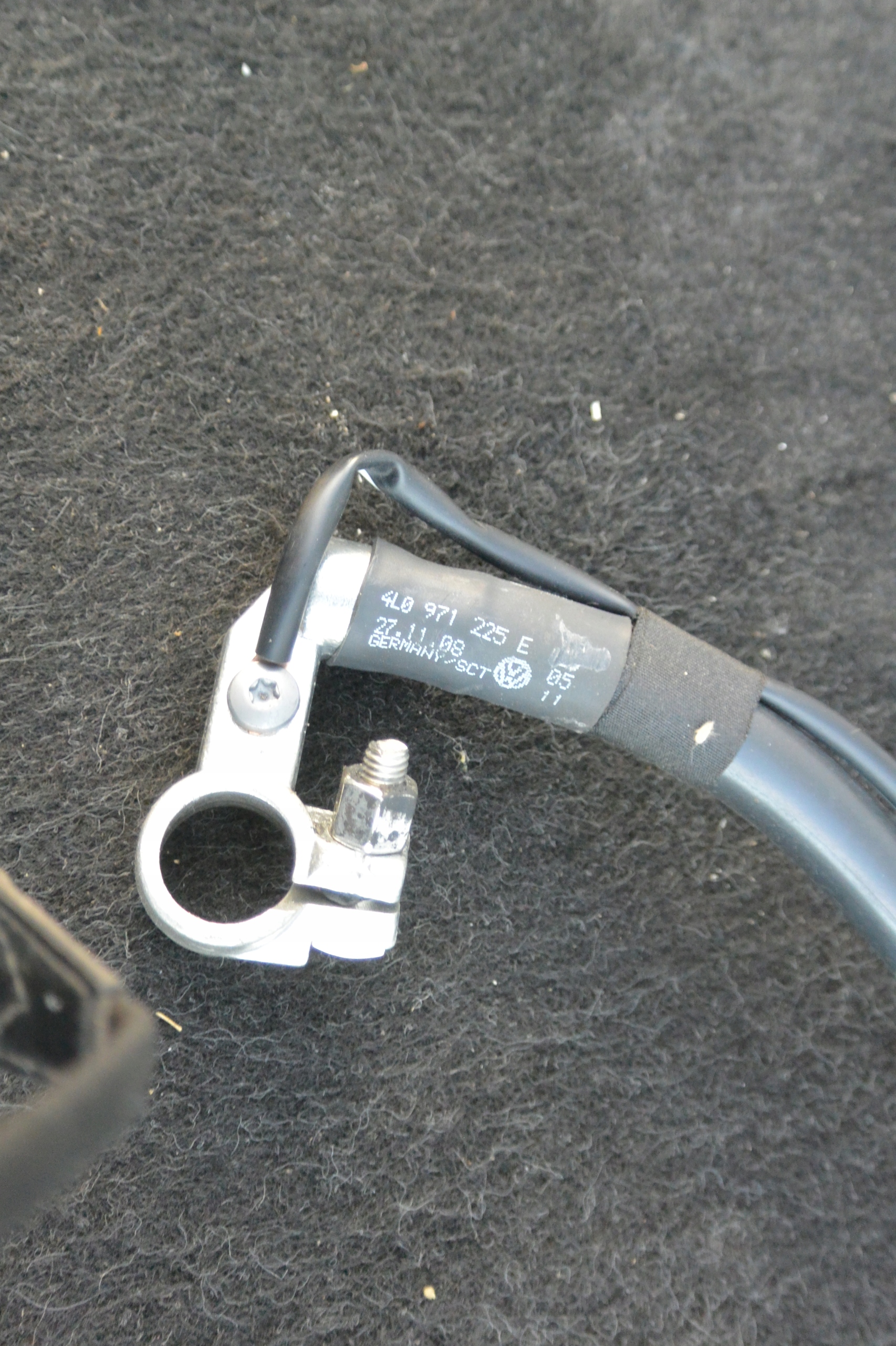 Batteriemanagement Sensor kabelbaum kabelsatz AUDI Q7 4L
