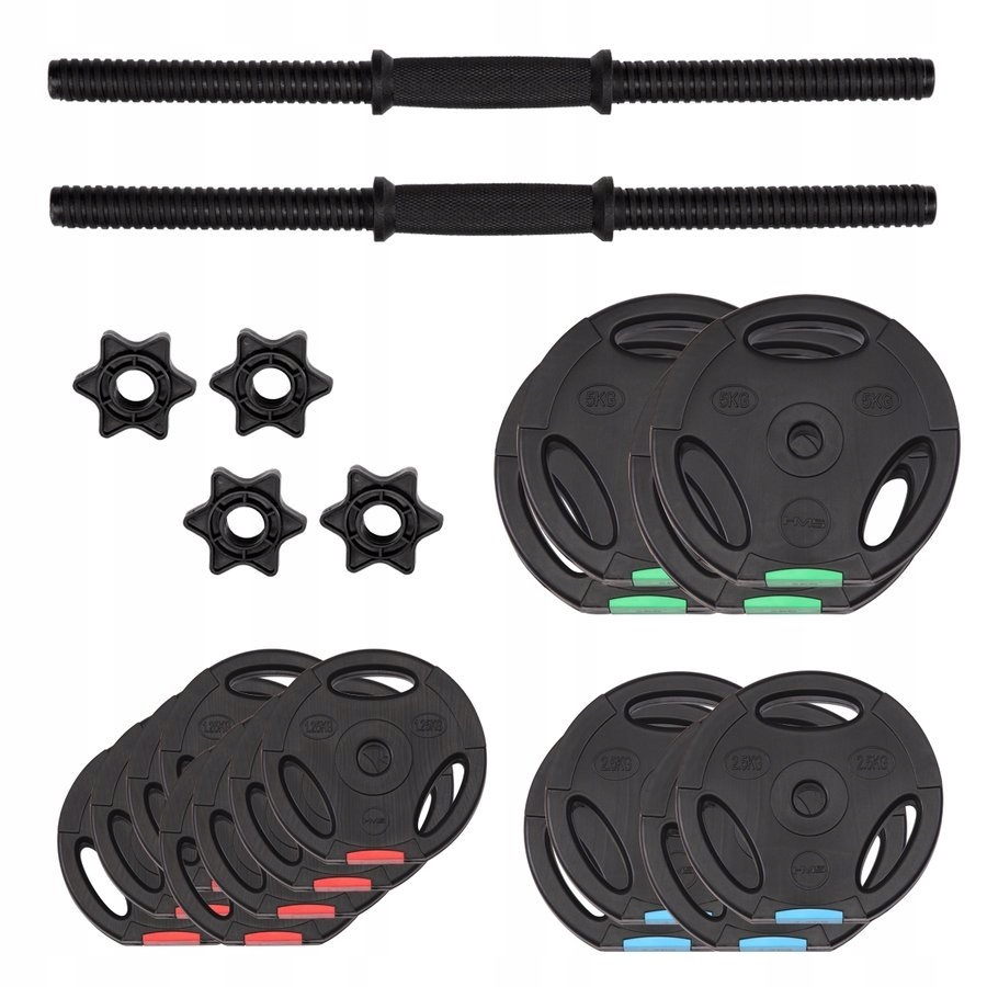 Sztangielki Hantle Regulowane Do Treningu 2x20 kg Model Sg40