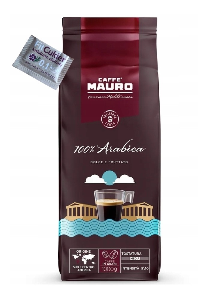 Cafe Mauro Kawa ziarnista Mauro Arabica 100% 1000 g