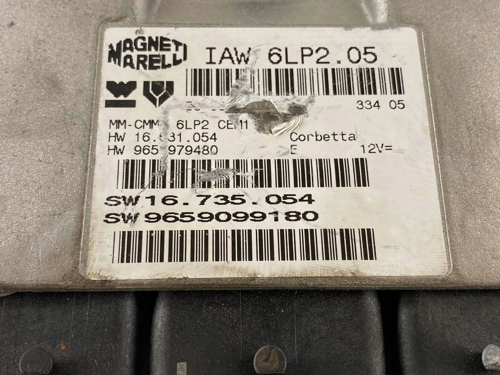 control unit of the engine Citroen C4 2008 9659099180