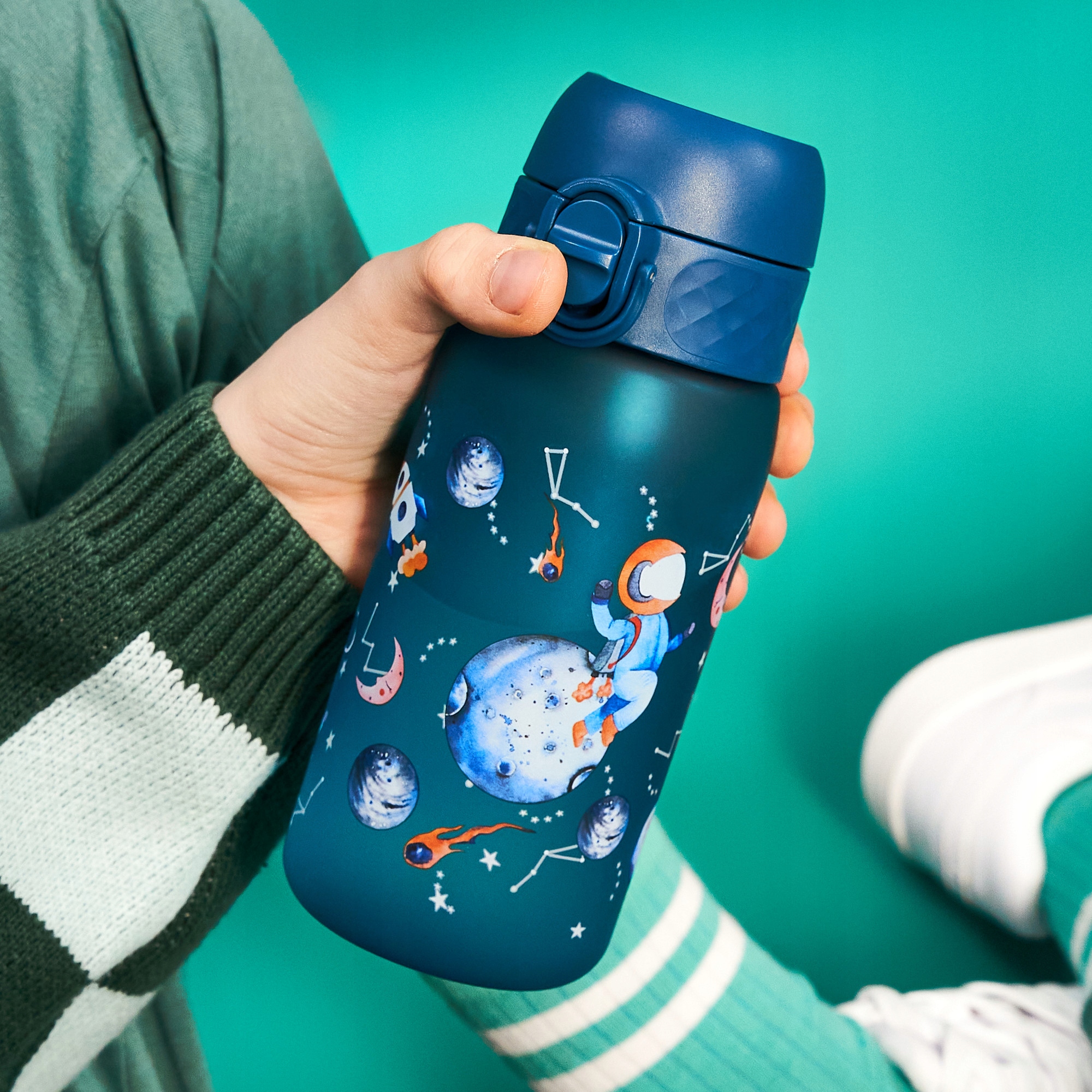 Butelka Bidon na wodę atest PZH 0% BPA ION8 0,35 l Model I8RF350PTSPACE