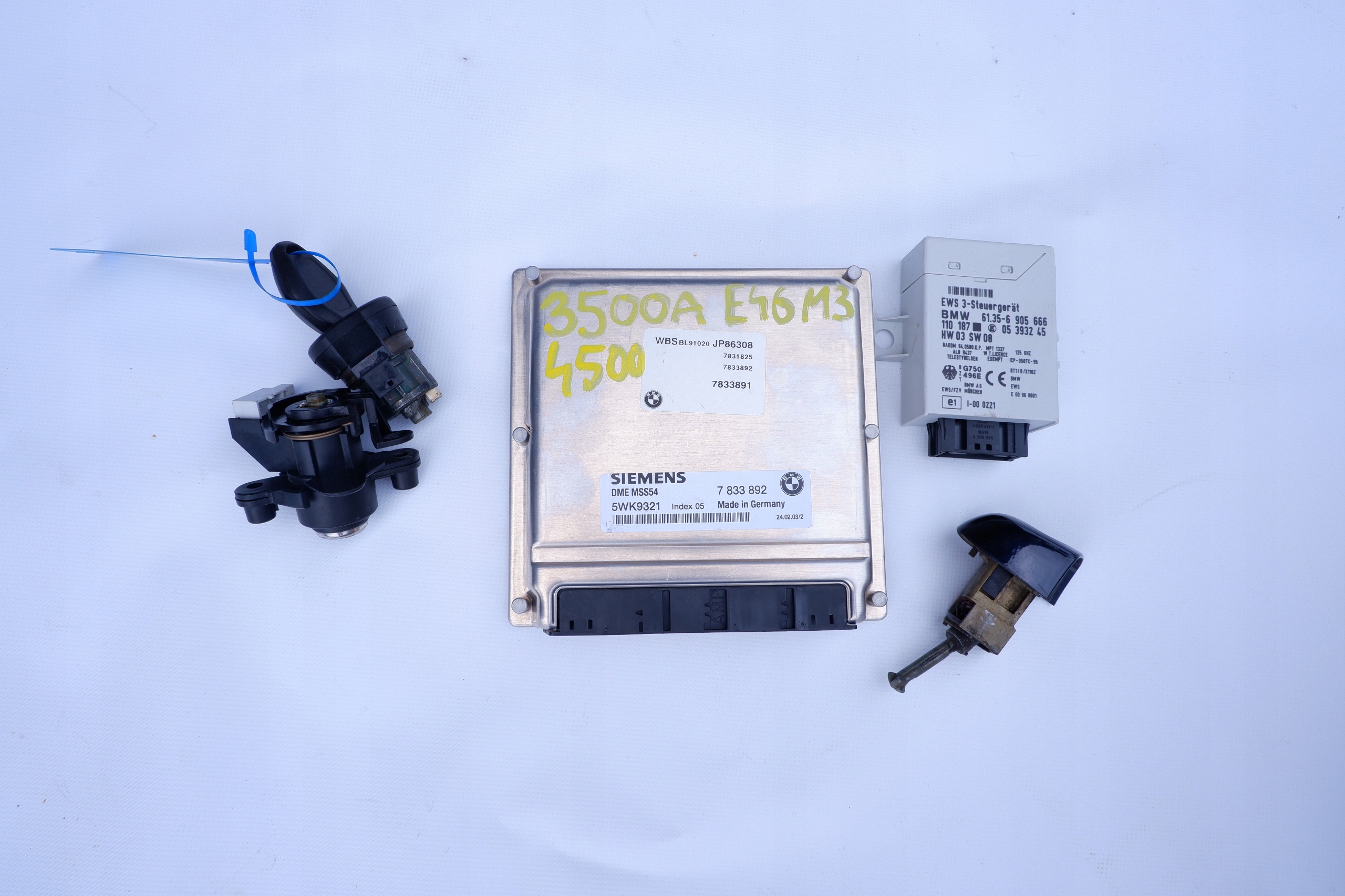 BMW E46 M3 KOMPUTER KLUCZYK STACYJKA 7833892