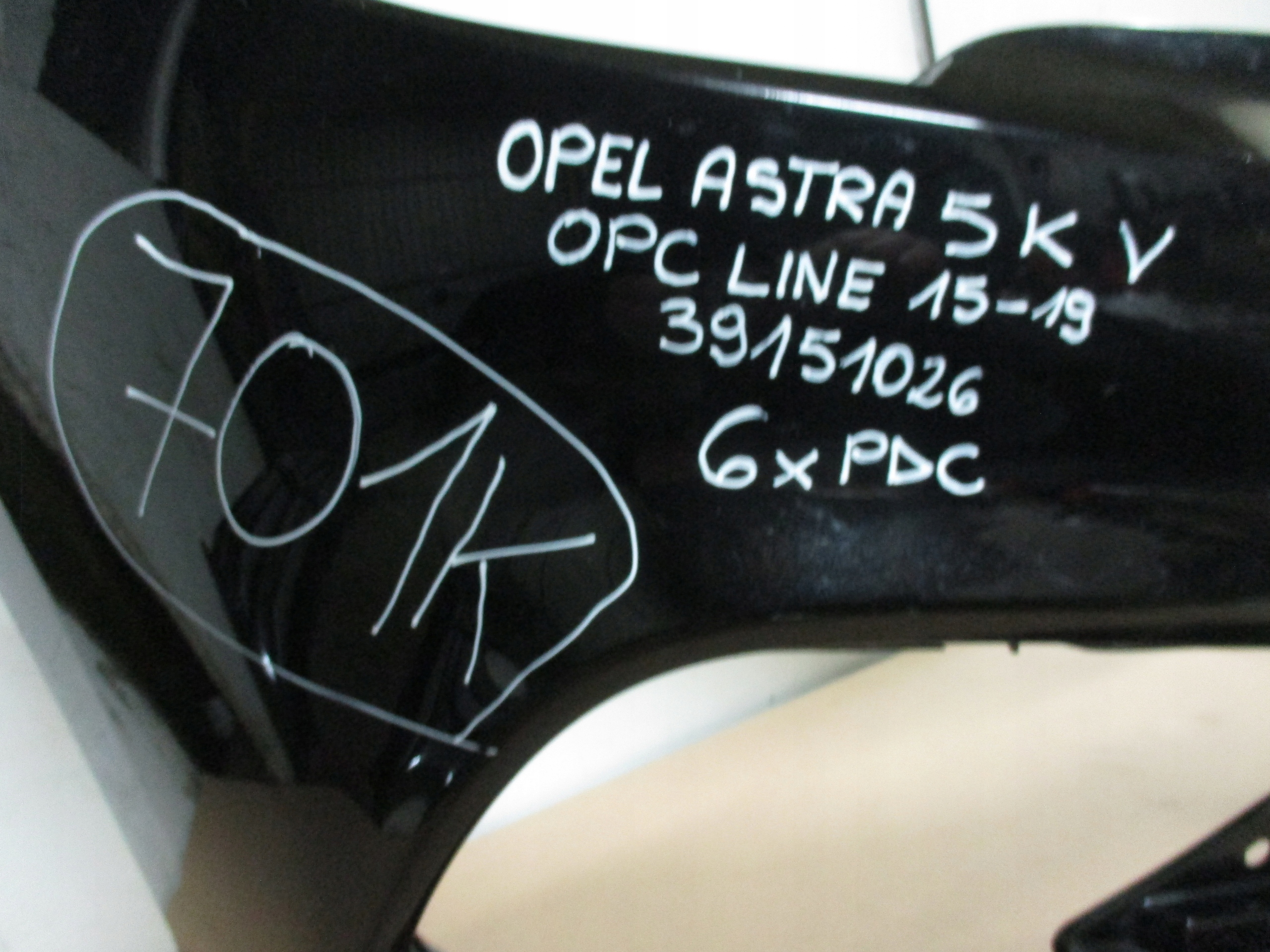 bumper front front Opel Astra 5 V OPC LINE 15-19r 6xPDC 39151026