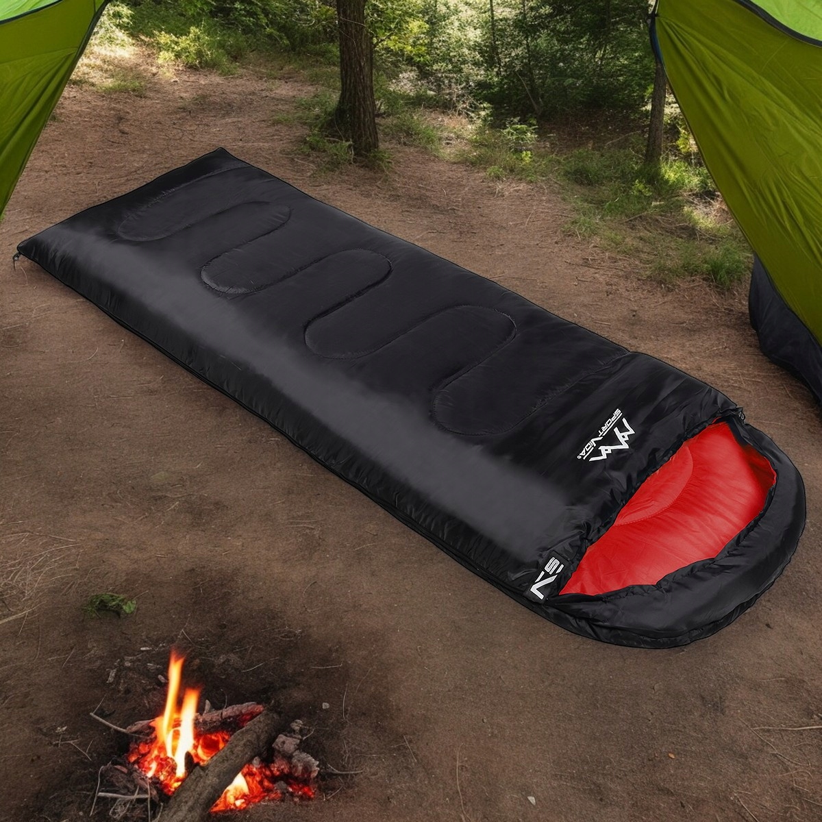 ŚPIWÓR KOŁDRA LEKKI Z KAPTUREM CIEPŁY SPORTVIDA Cechy dodatkowe brak