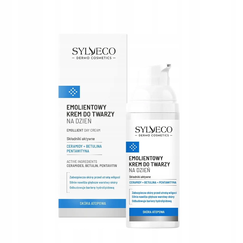 Sylveco Dermo zvláčňující denní krém na obličej Atopická Kůže 50 ml