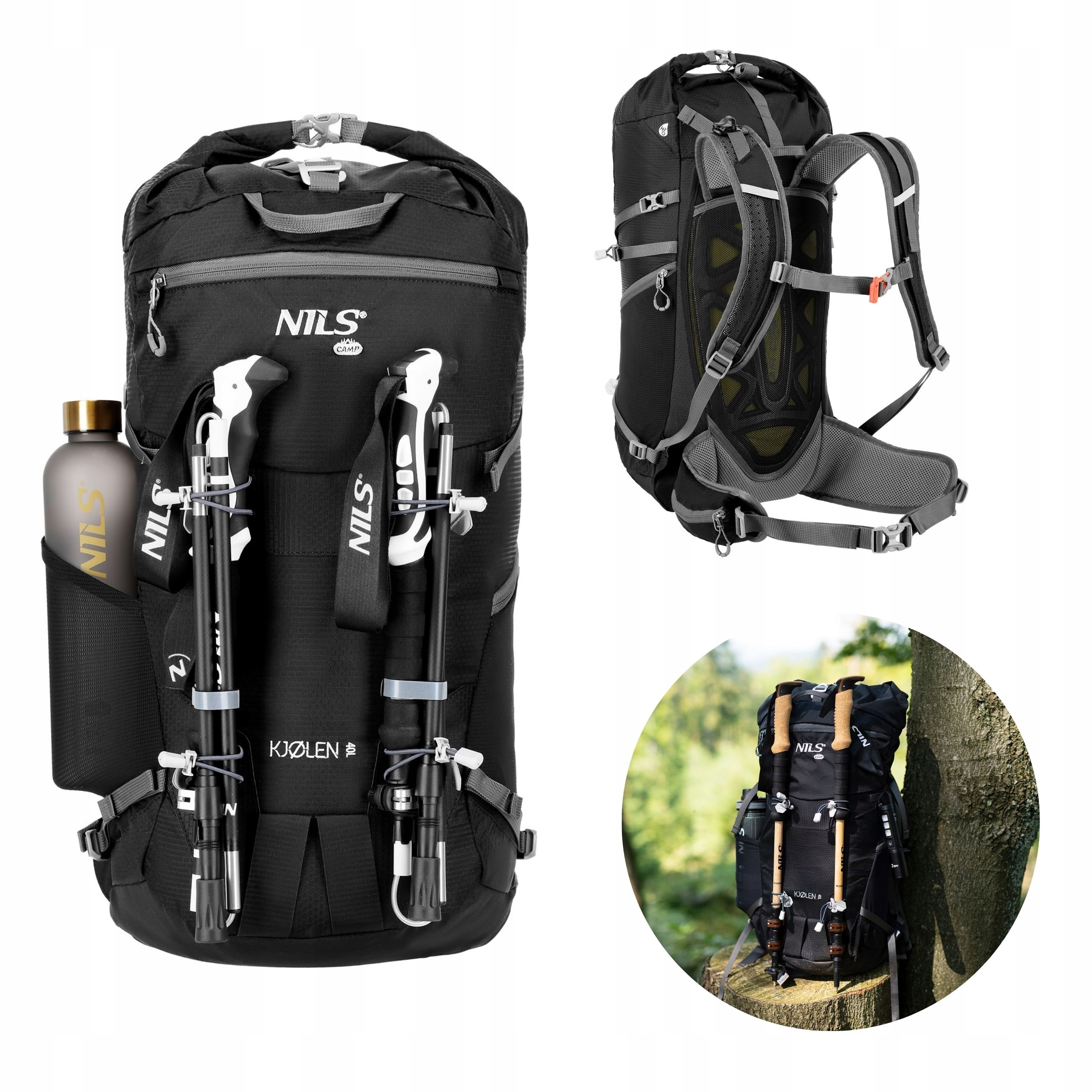 Batoh do hor s ventilací 40L Nils zelený