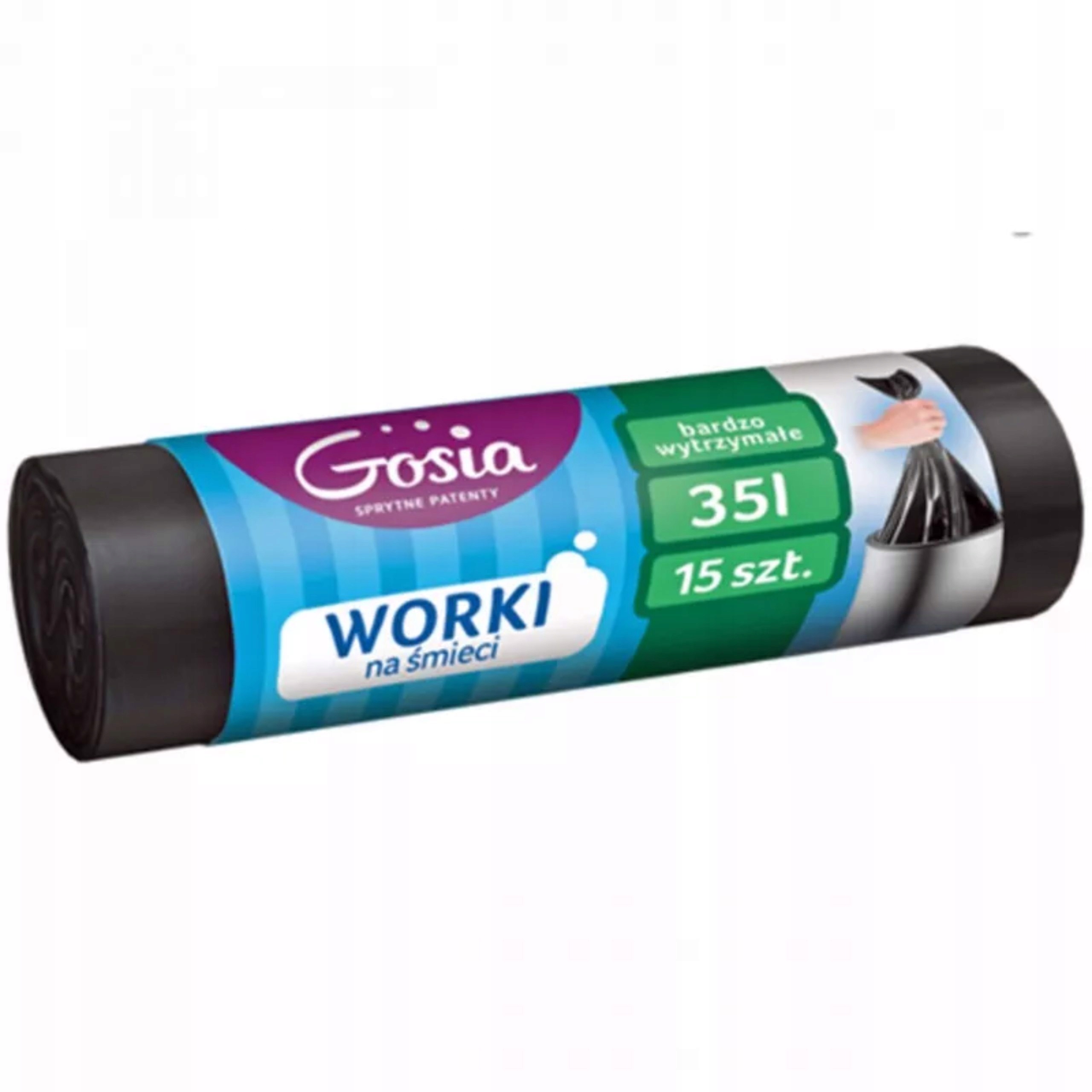 

Gosia worki na śmieci czarne 35L mocne