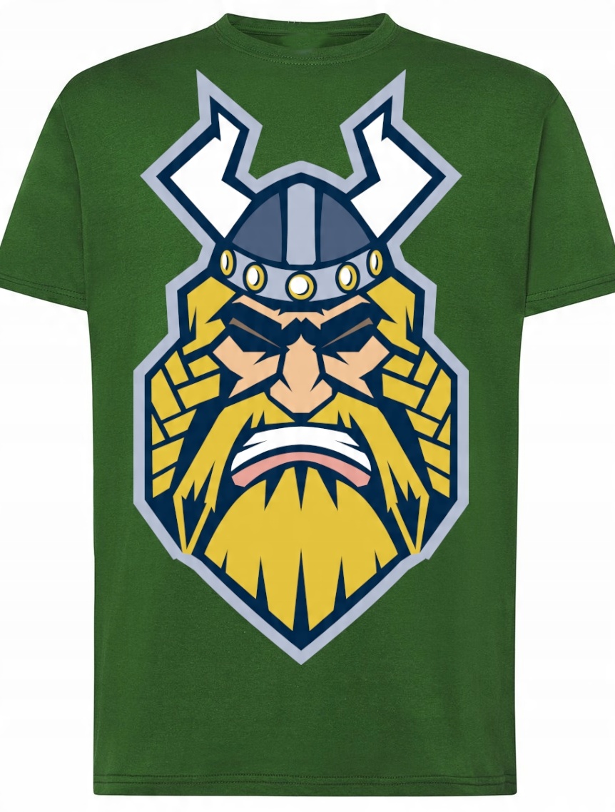 

T-Shirt męski nadruk Viking Valhalla Rozm.5XL