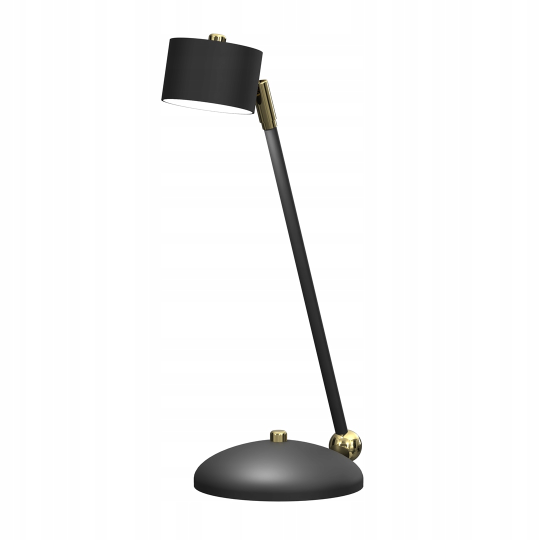 Stolní lampa černá zlatá do obývacího pokoje a ložnice 40 cm Milagro
