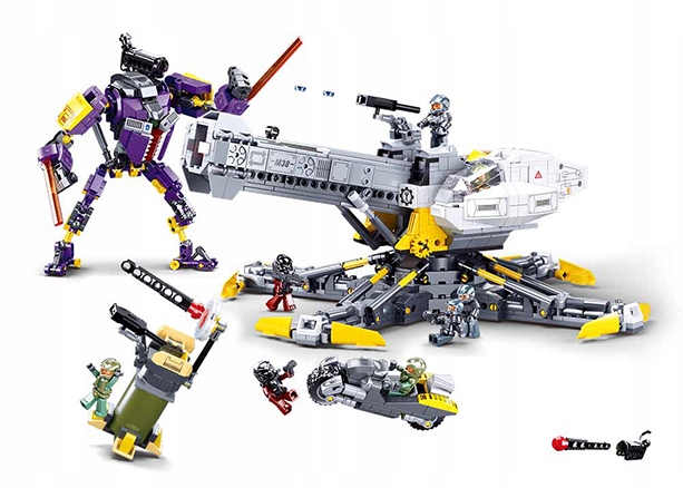 

Klocki Atomic Storm Kosmmiczna Wojna 1352 El.