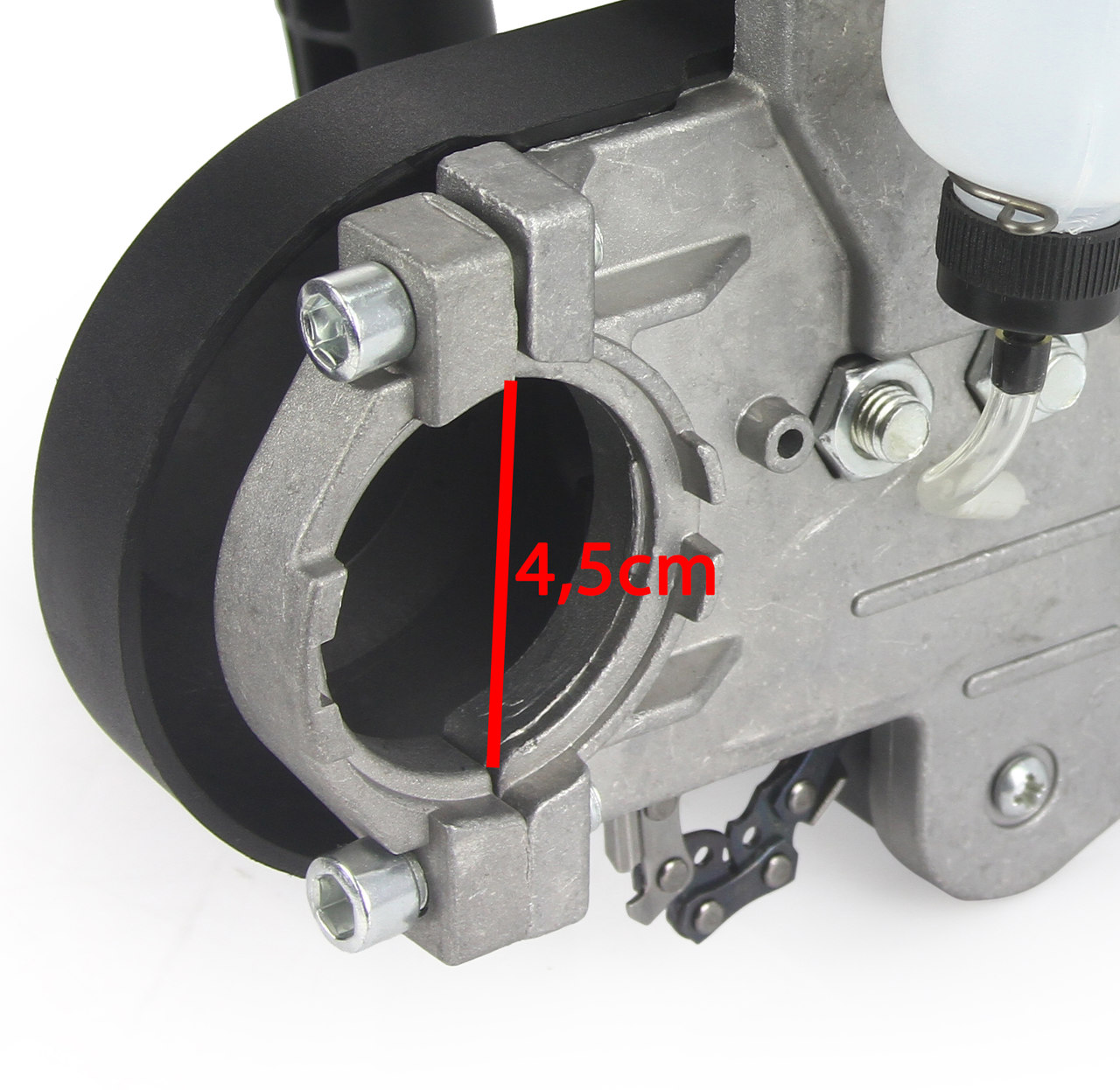 PRZYSTAWKA ADAPTER DO SZLIFIERKI KĄTOWEJ PIŁA 12'' Długość prowadnicy 34 cm