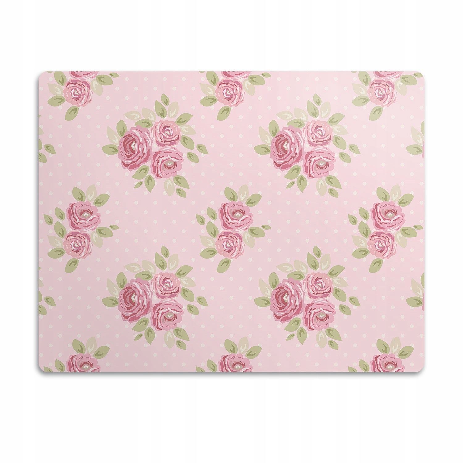 Levně Podložka pod misku pro psa kočku Růžová kytice 60x40 cm