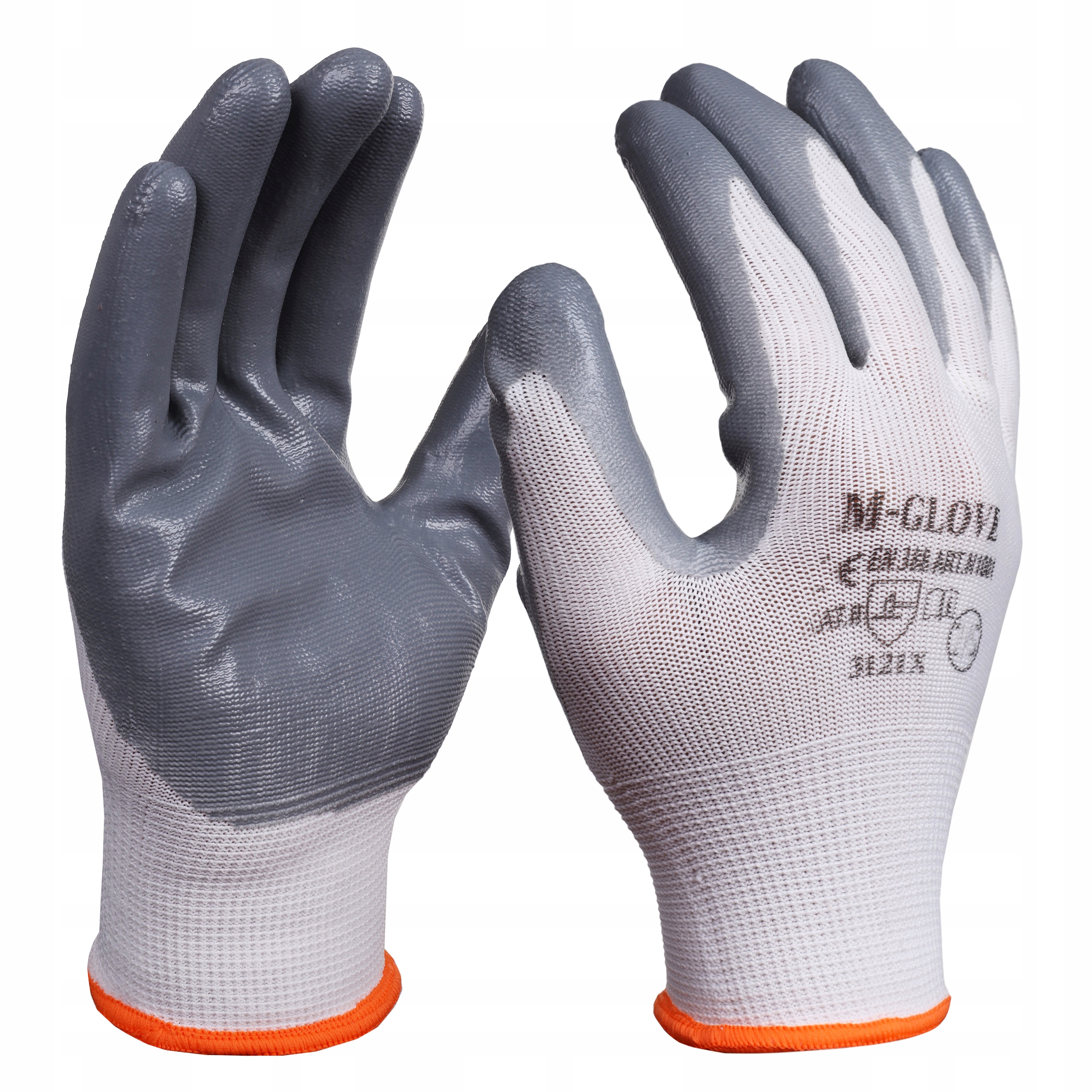 

Rękawice Rękawiczki Robocze Nitrylowe Mocne Roz.9