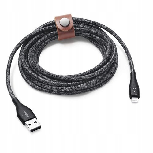 Belkin kábel DuraTek Plus Usb to Lightning with Strap 3m Black…