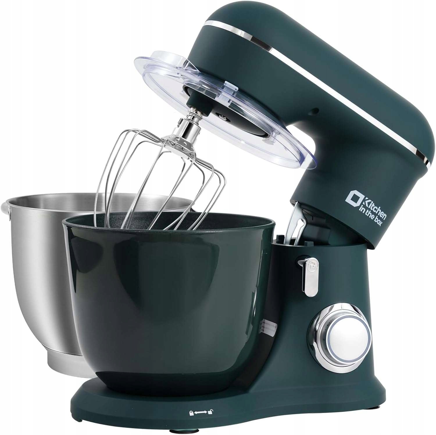 Kuchyňský robot Kitchen in the box 1400W 4,5 a 5 L tmavě zelený s vysokým výkonem