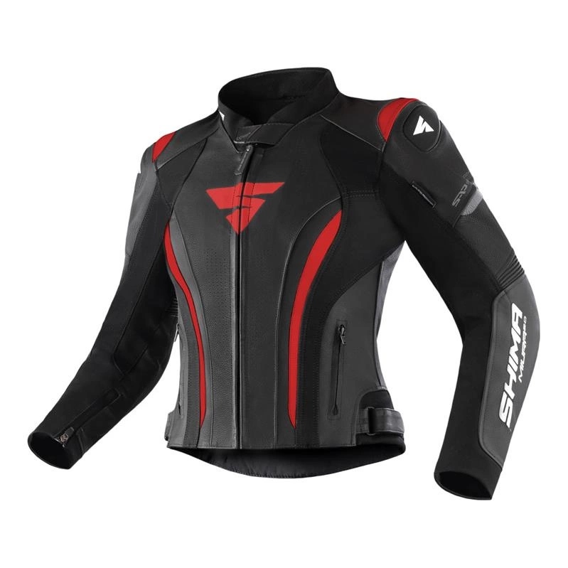 Dámska motocyklová bunda Shima Miura 2.0 Black Red Darčeky