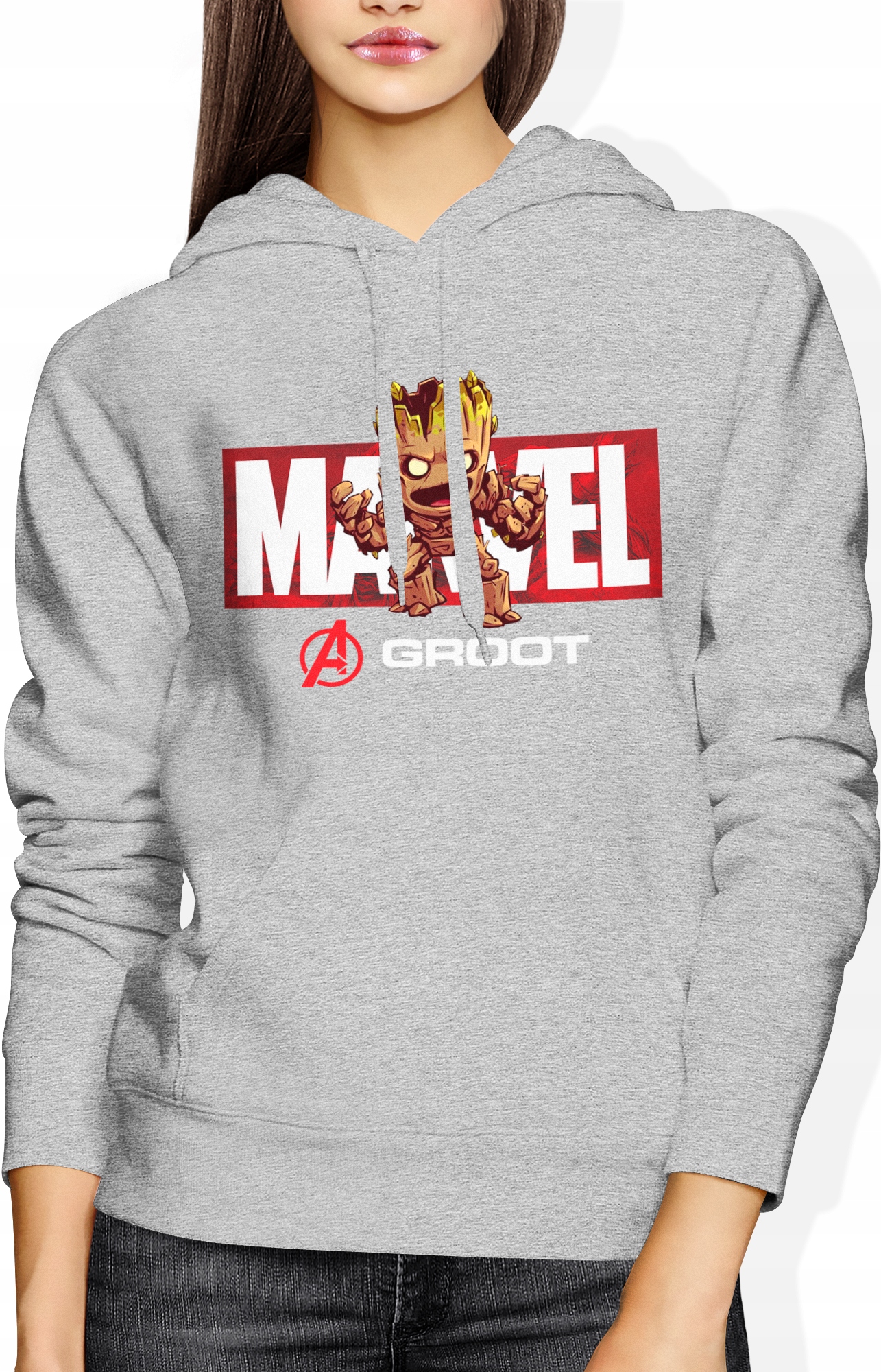

Groot Marvel Bluza Damska Grot Z Kapturem Roz S
