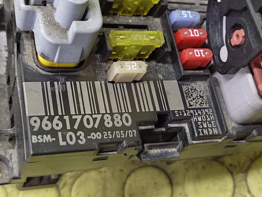 CITROEN C3 modulo BSM 9661707880