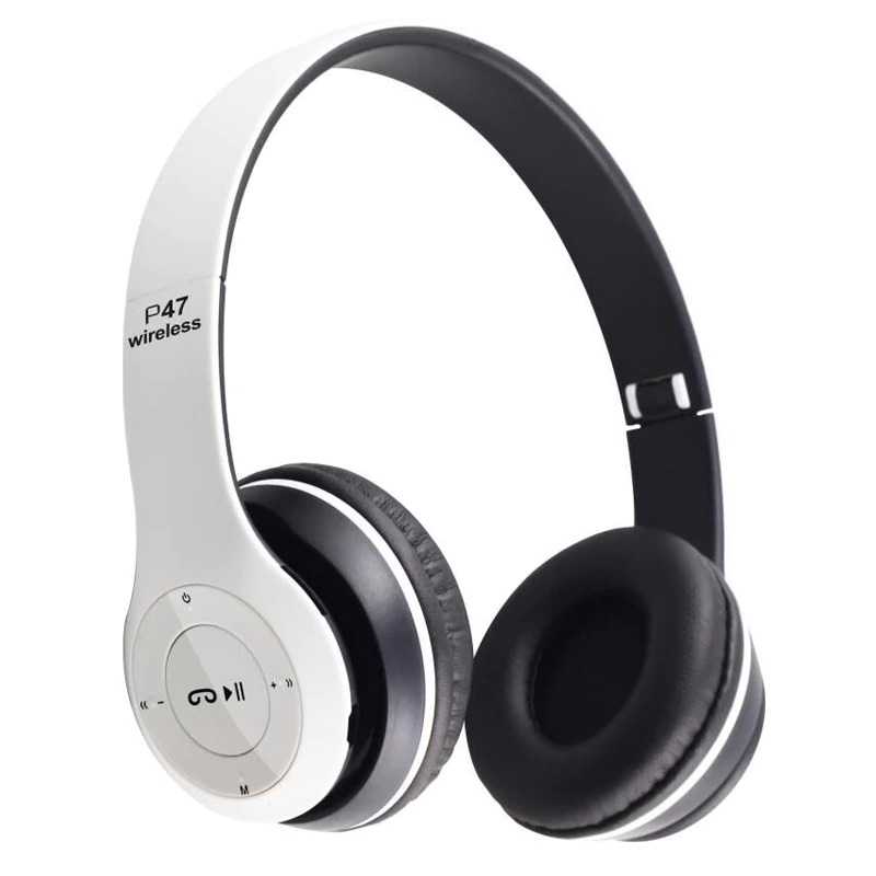 Promocja Słuchawki Bezprzewodowe P47 Bluetooth Mikrofon MP3 wyprzedaż przecena