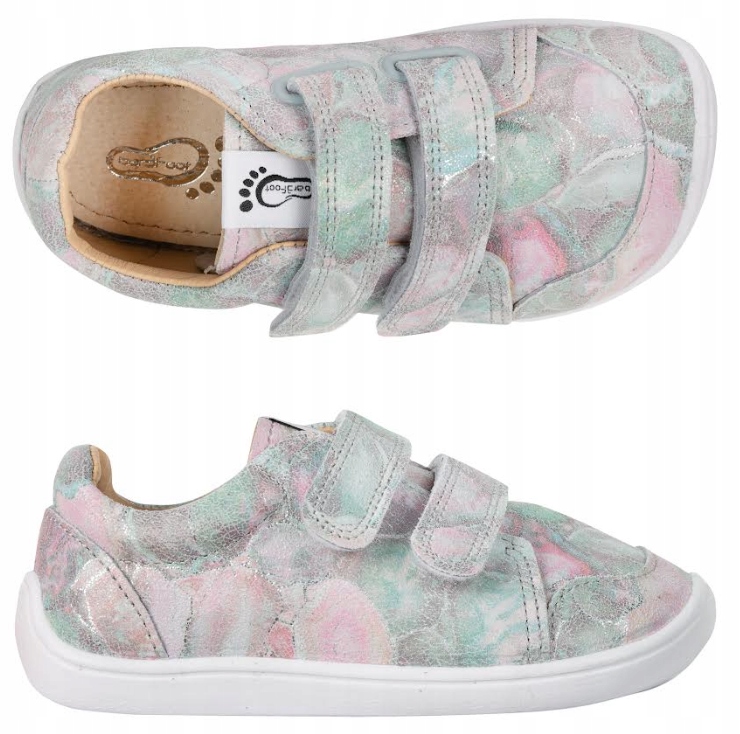 Skórzane sneakersy buty dziecięce rzepy 3F Barefoot Elf Bar3foot rozmiar 27