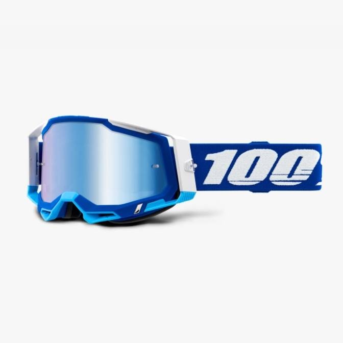 GOGLE 100% PROCENT RACECRAFT 2 BLUE YAMAHA LUSTRO