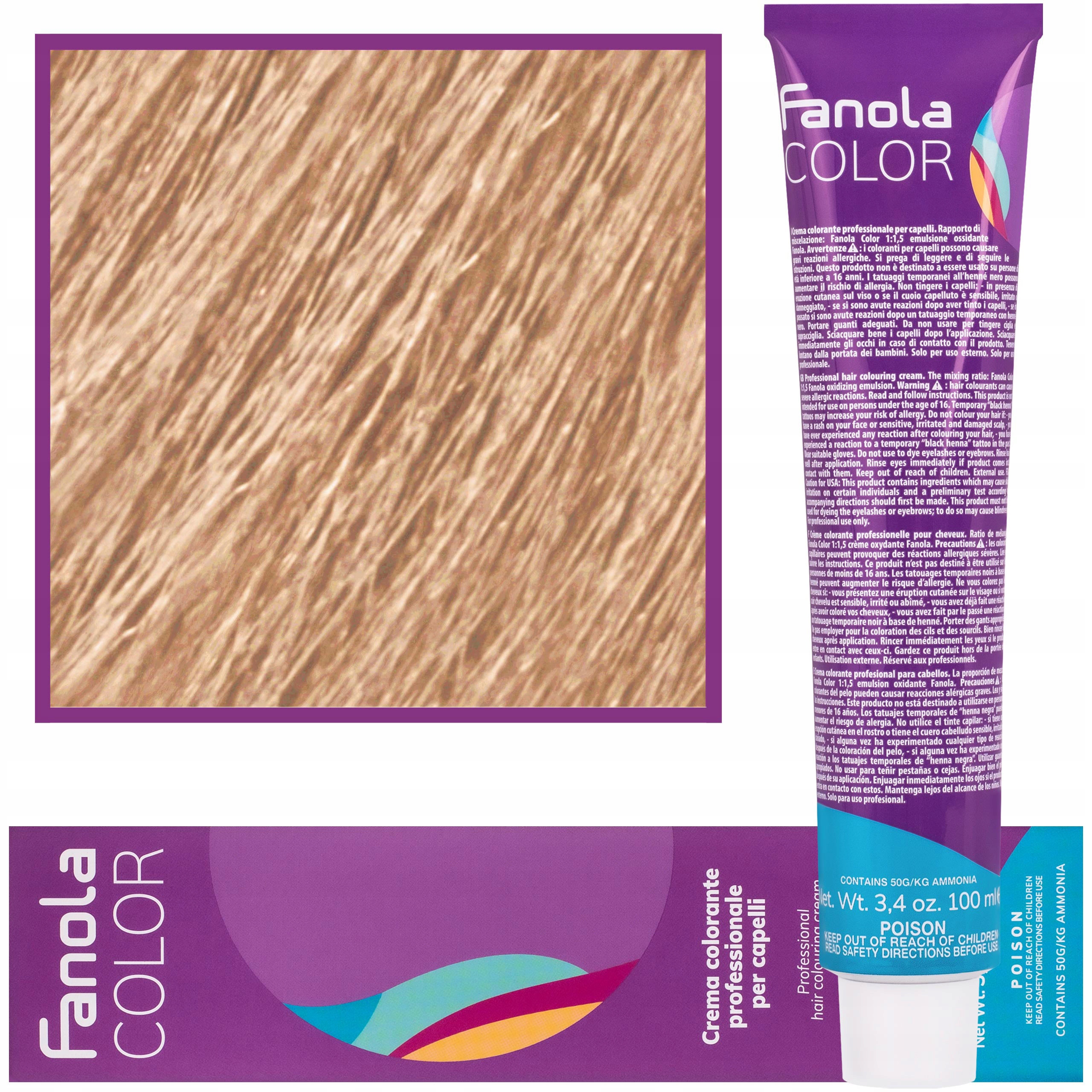 

Farba do włosów Fanola 100ml kolor 10,00