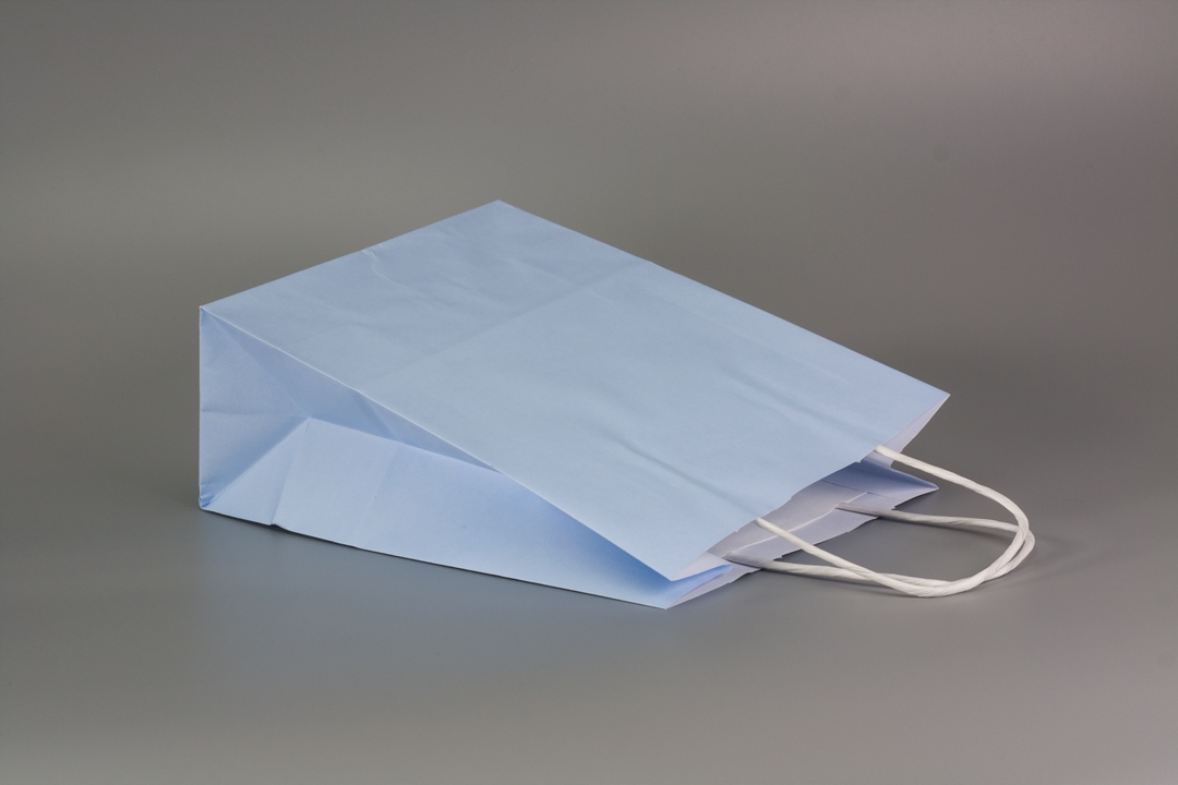 Torba torebka papierowa Niebieska 180x80x225 10szt Liczba sztuk w opakowaniu 10